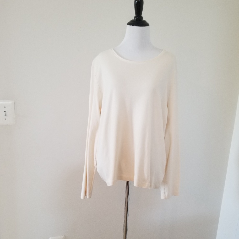 White Stag Off White/Cream Long Sleeved Top